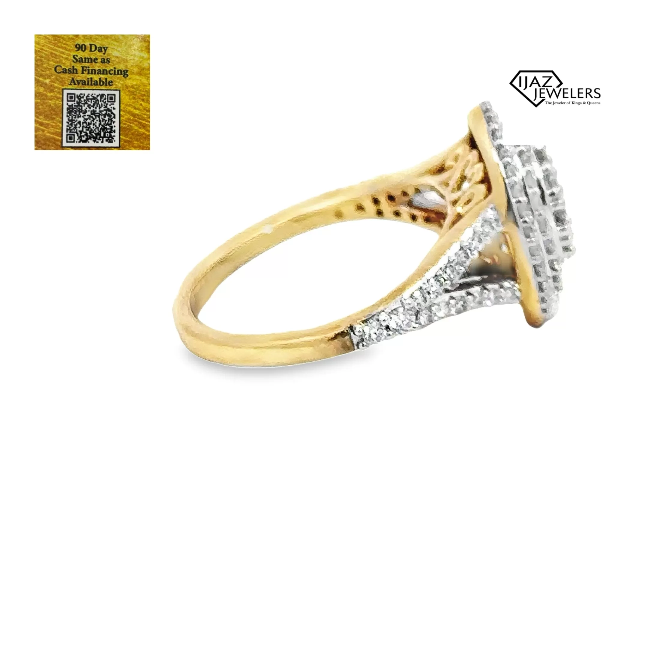 10K Gold 1.01 CTW Diamond Ring