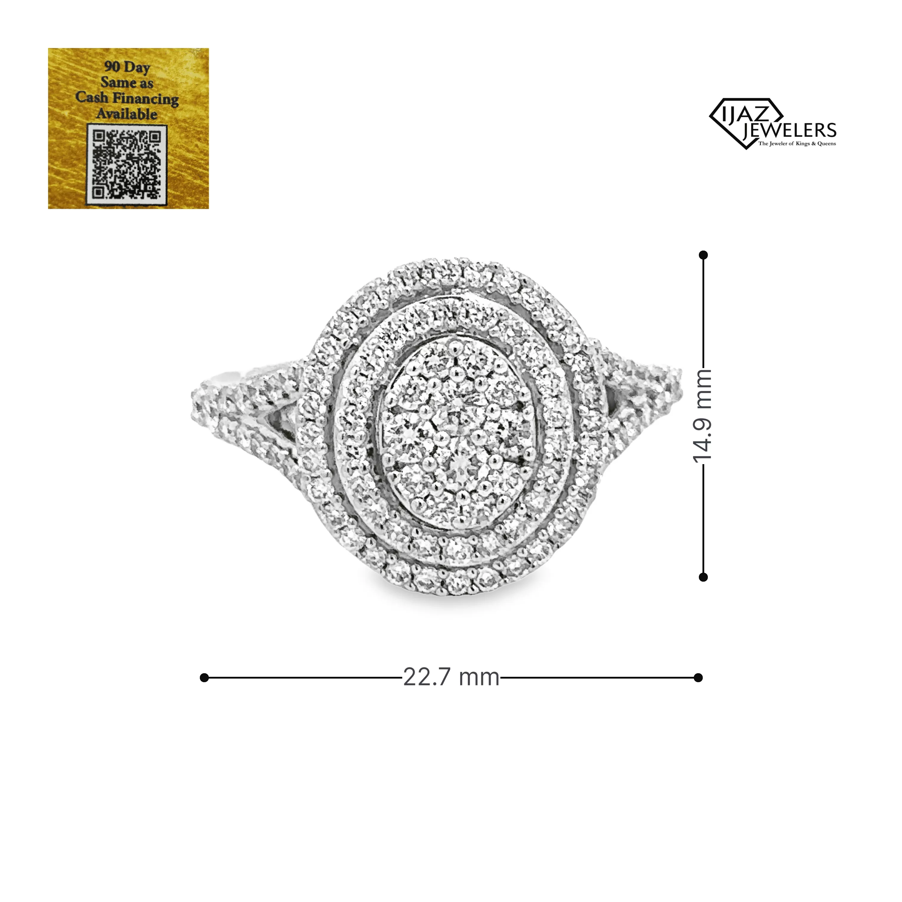 10K Gold 1.01 CTW Diamond Ring