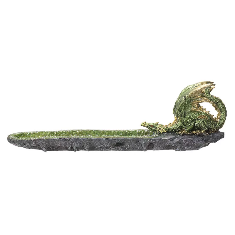 11" Dragon Geode Stick Incense Burner