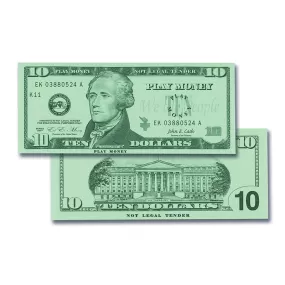 (12 Ea) $10 Bills Set 100 Bills