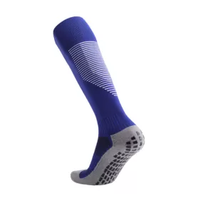 3 Pack Men's Blue Gripper Socks for Football