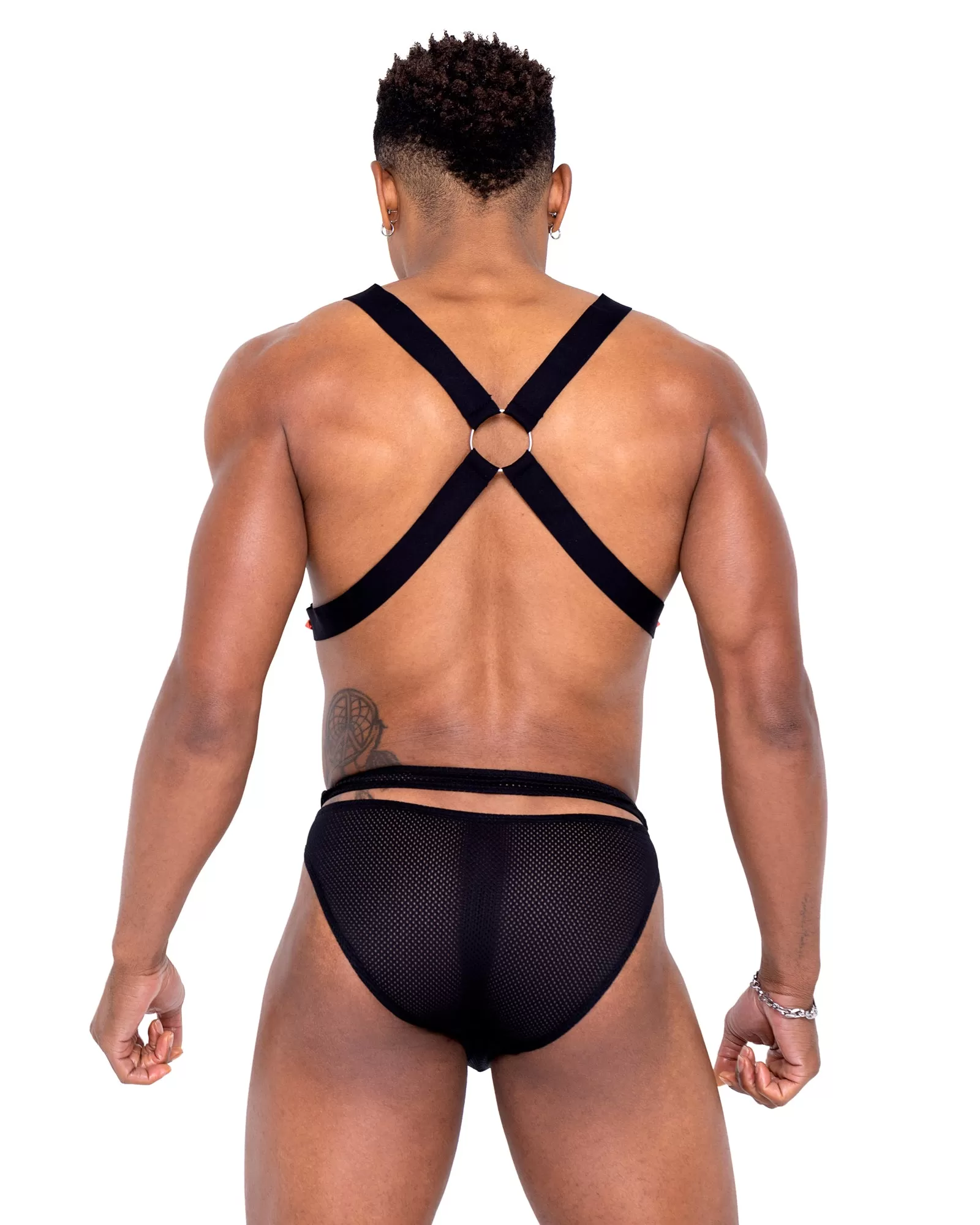 6340 - Mens Pride Criss-Cross Swim Briefs