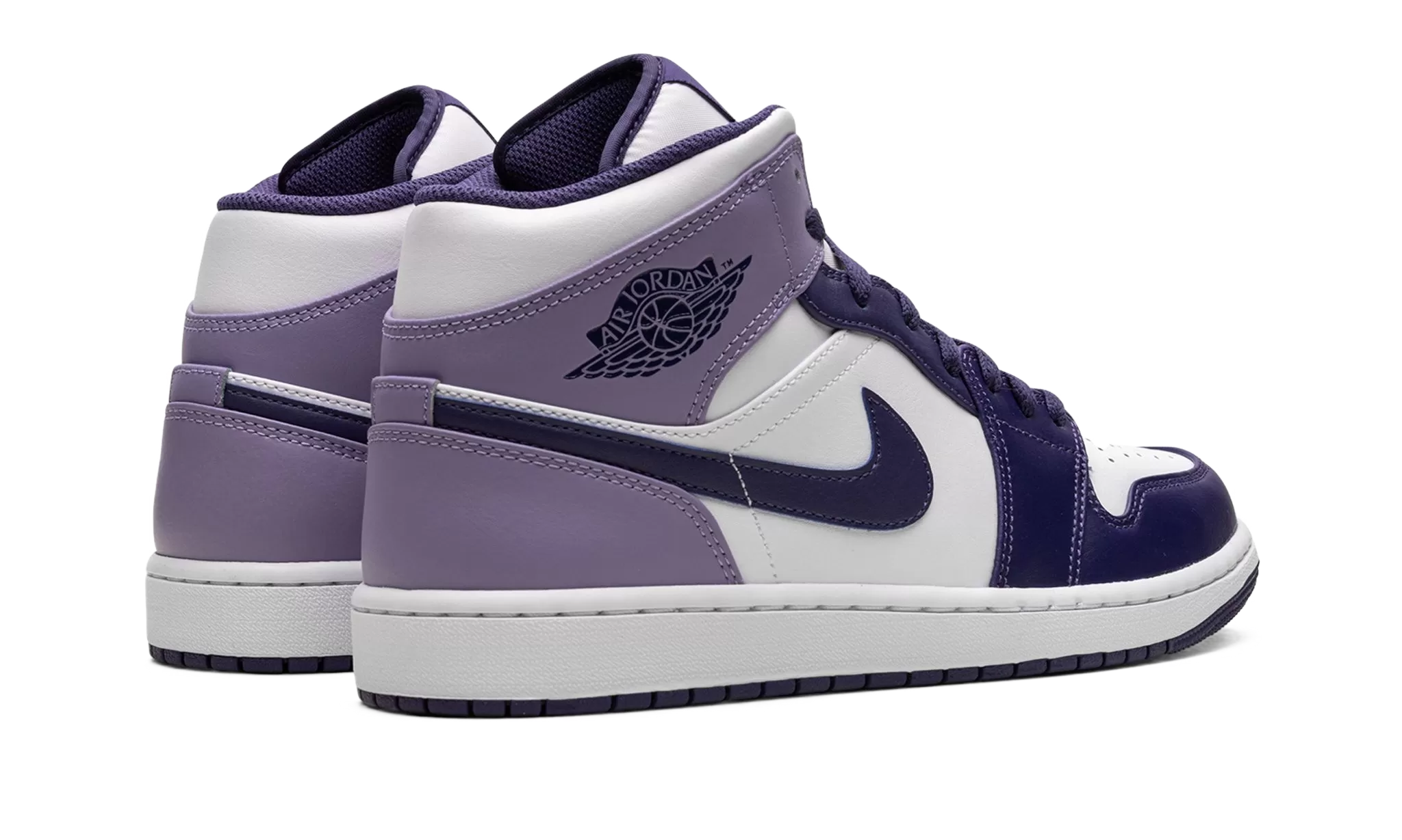 Air Jordan 1 Mid "White Sky J Purple (GS)"