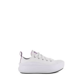 ALL STAR LOW MOVE KIDS - WHITE/PIXEL PURPLE/WHITE