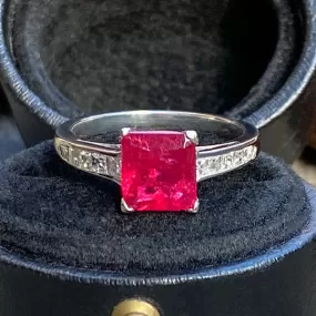 Antique Ruby & Diamond Ring