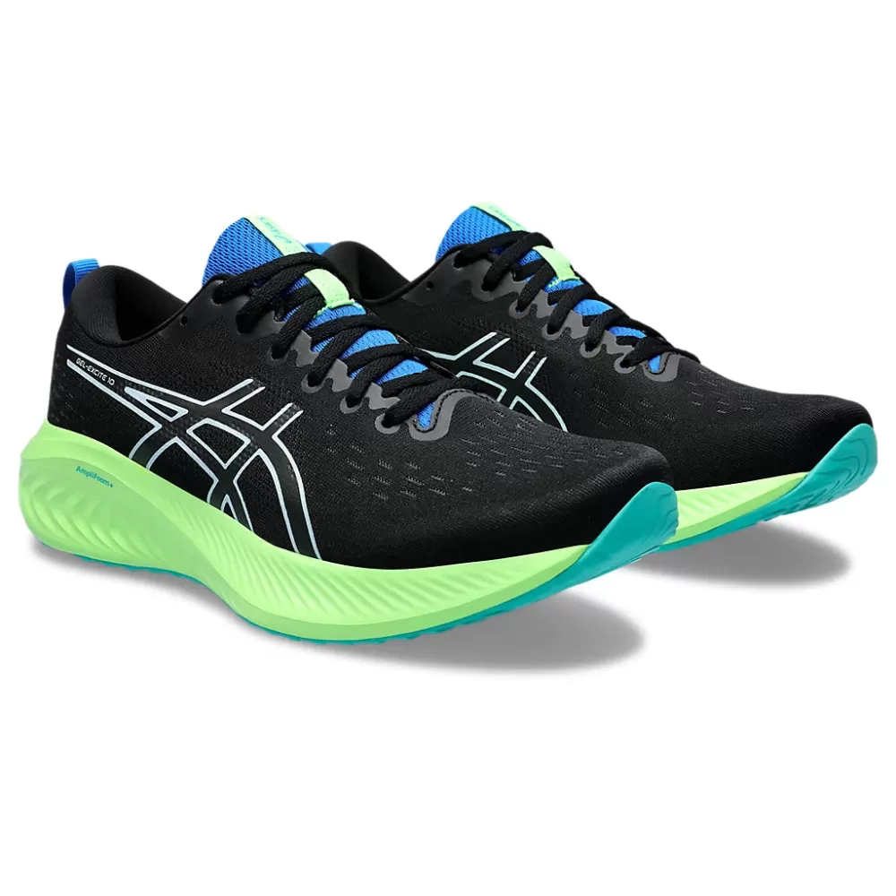 ASICS Men's Gel Excite 10 Running Shoe (Black/Light Blue)