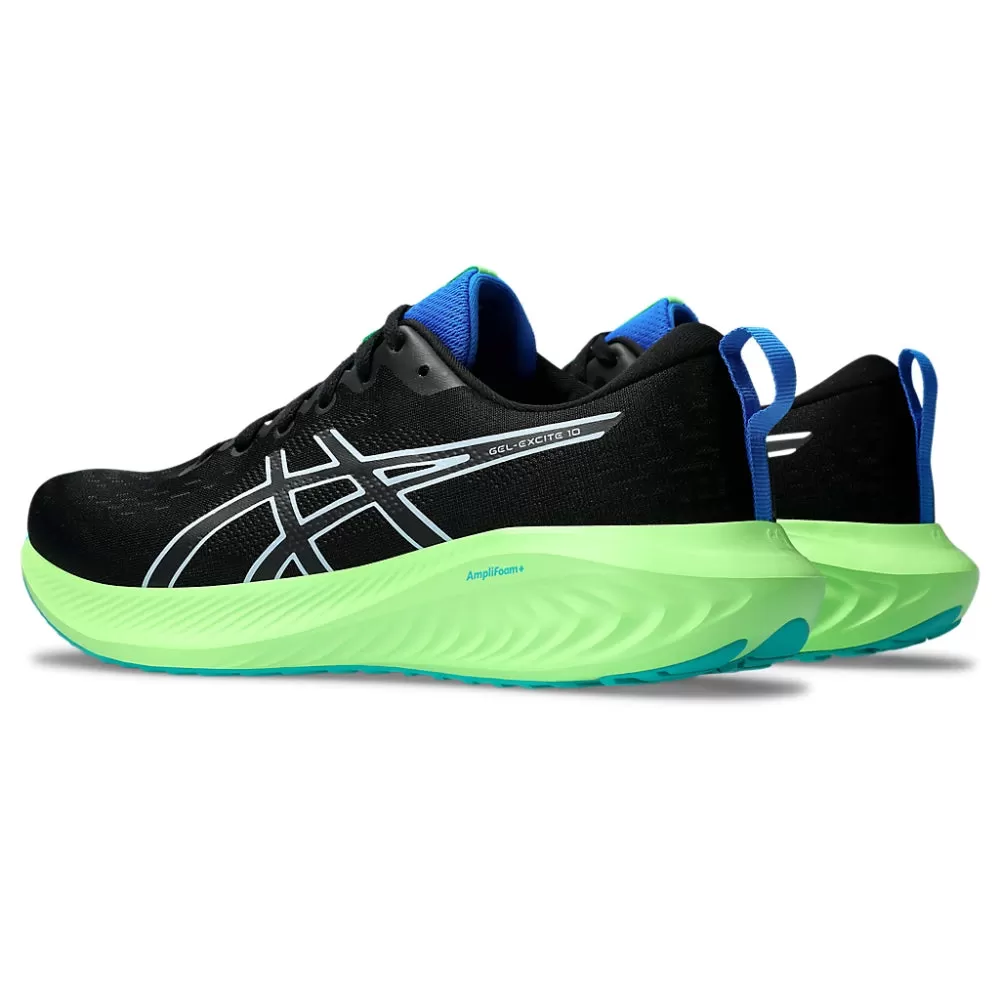 ASICS Men's Gel Excite 10 Running Shoe (Black/Light Blue)