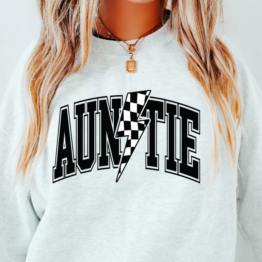 AUNTIE LIGHTNING BOLT SWEATSHIRT