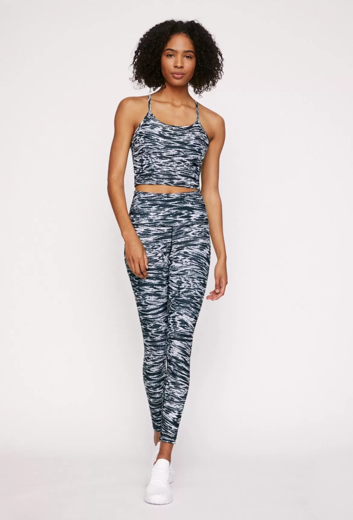 Avery Cropped Tank Dark Denim Tigress