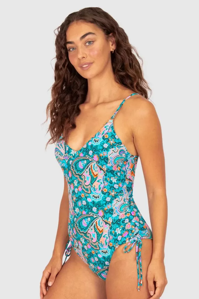 Baku Ruched One Piece - South Beach