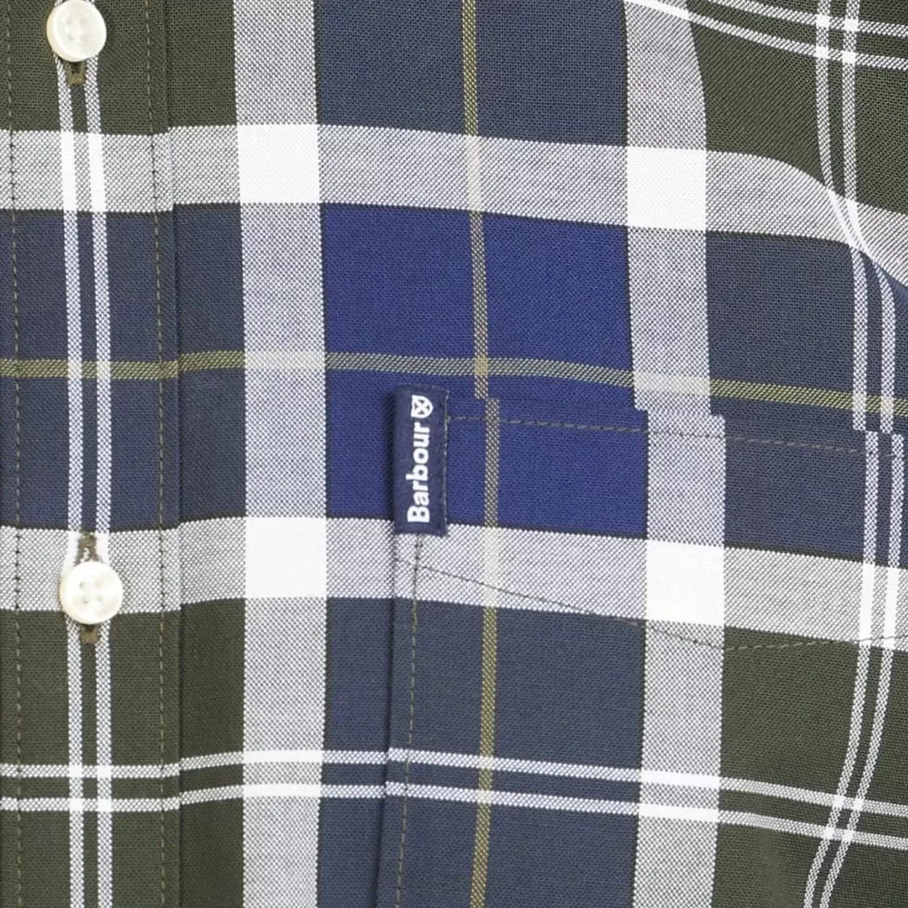 Barbour Tartan 11 Tailored Fit Shirt Sage