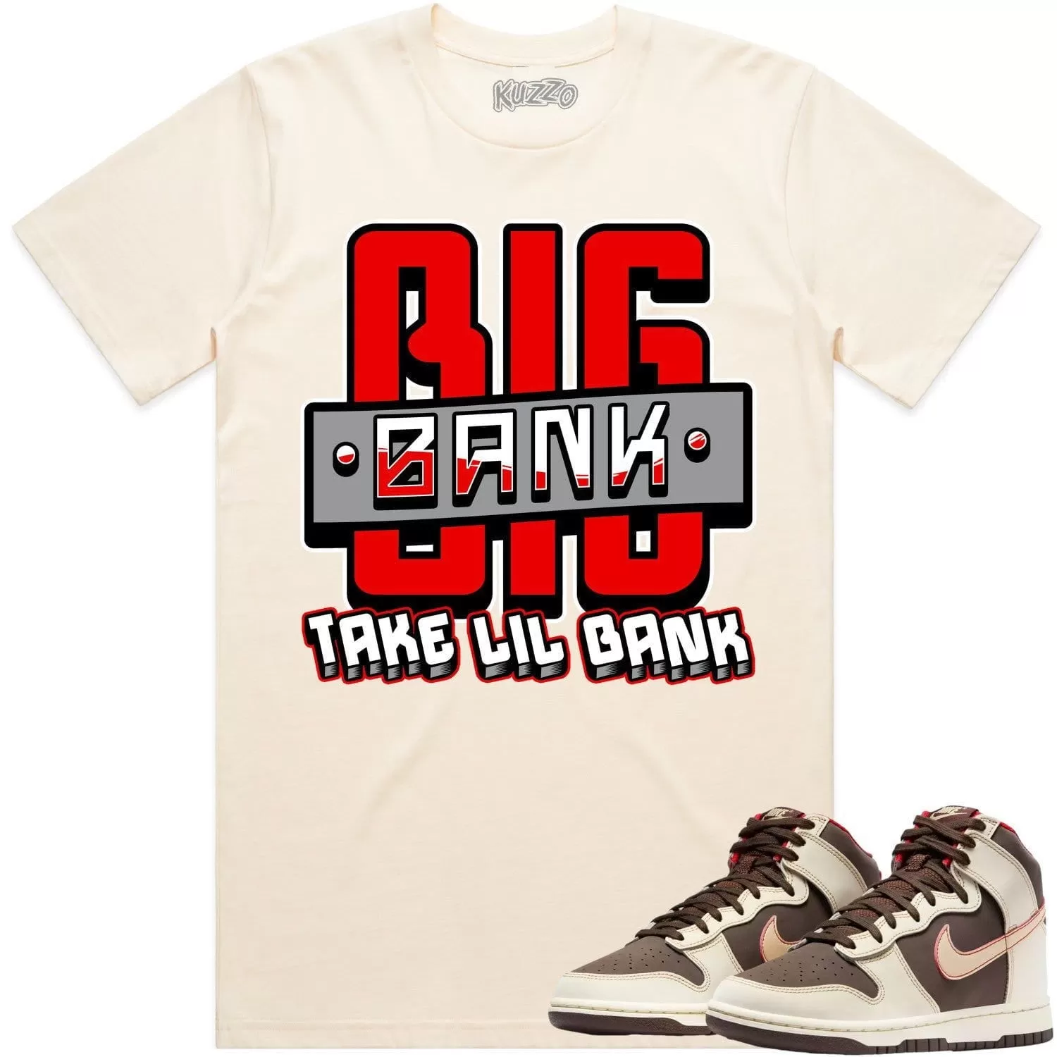 Baroque Brown Dunks Shirt to Match - RED BIG BANK