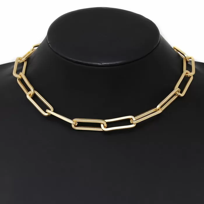 Basic Chain Short Necklace