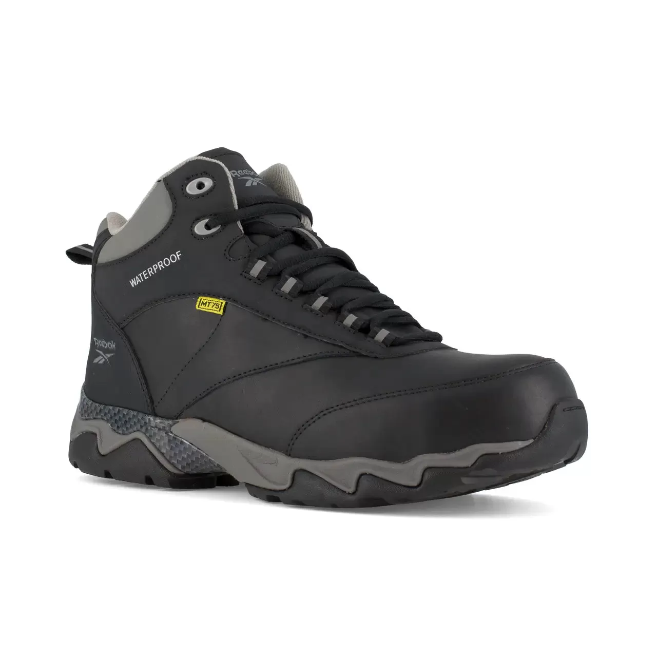 Beamer Composite-Toe CushGuard™ Int Met Guard Athletic Work Boot Black