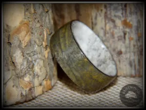 Bentwood Ring - Metamorphic Quartzite Stone Antler Core