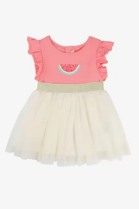 Billieblush Watermelon Ruffle Dress (Size 12M left)