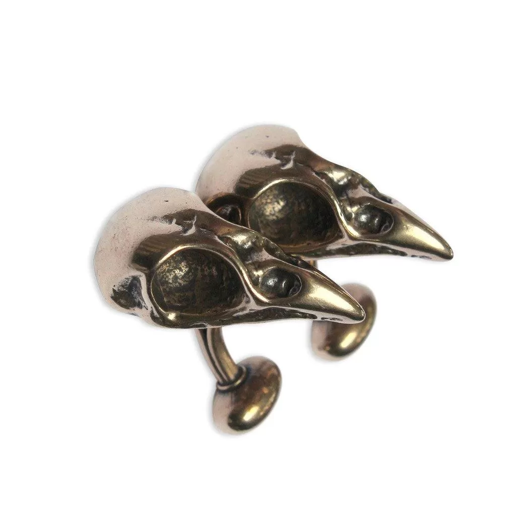 Bird Skull Cuff Links