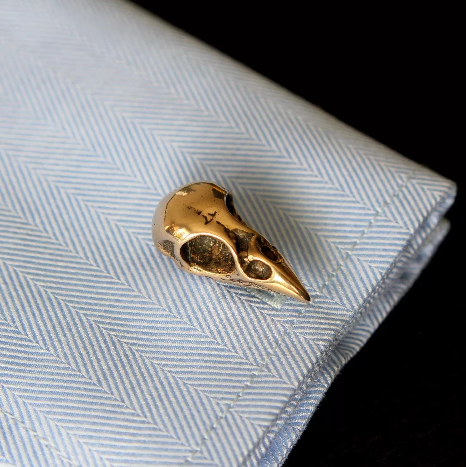 Bird Skull Cuff Links