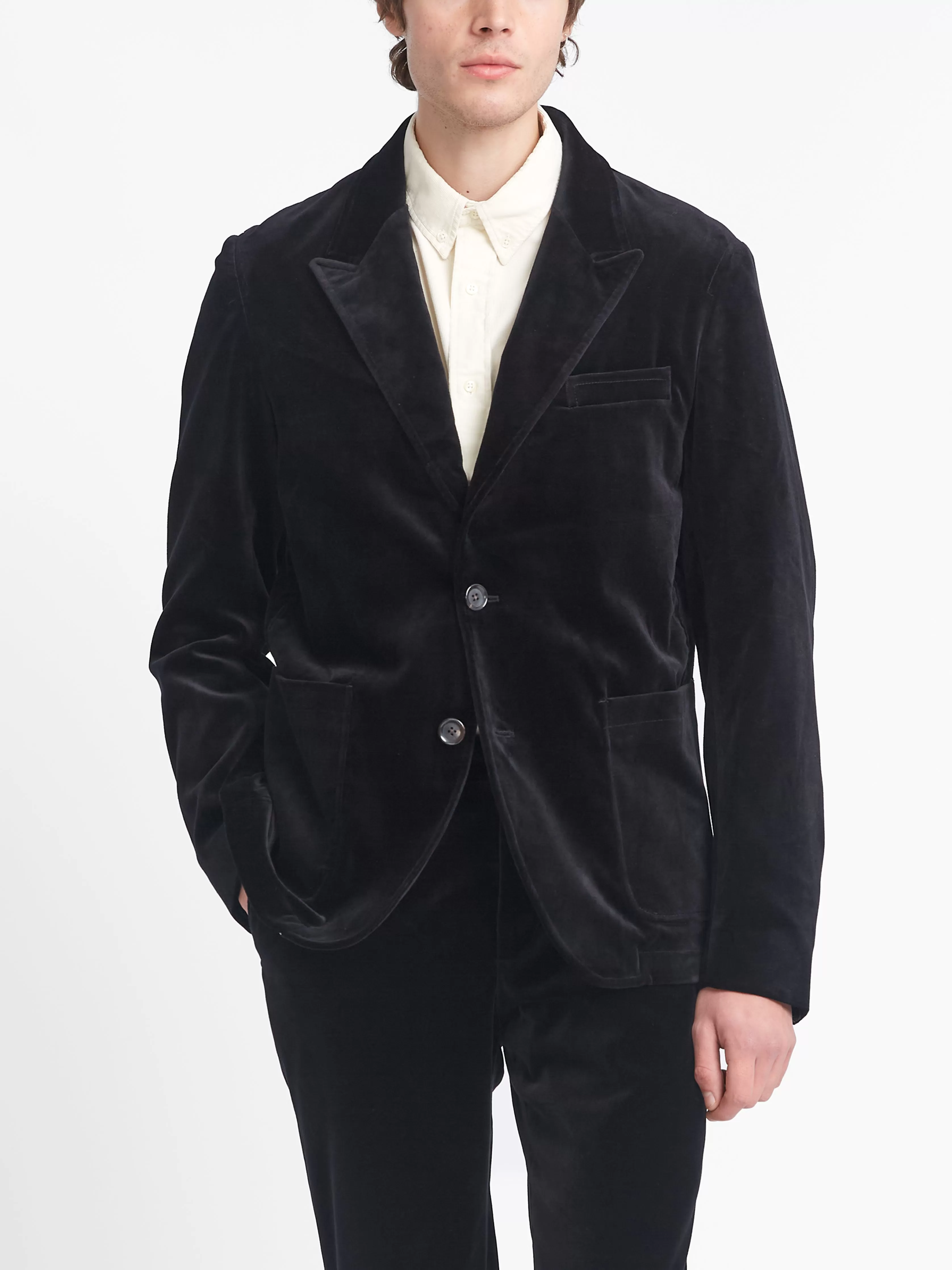 Black Velvet Mansfield Suit