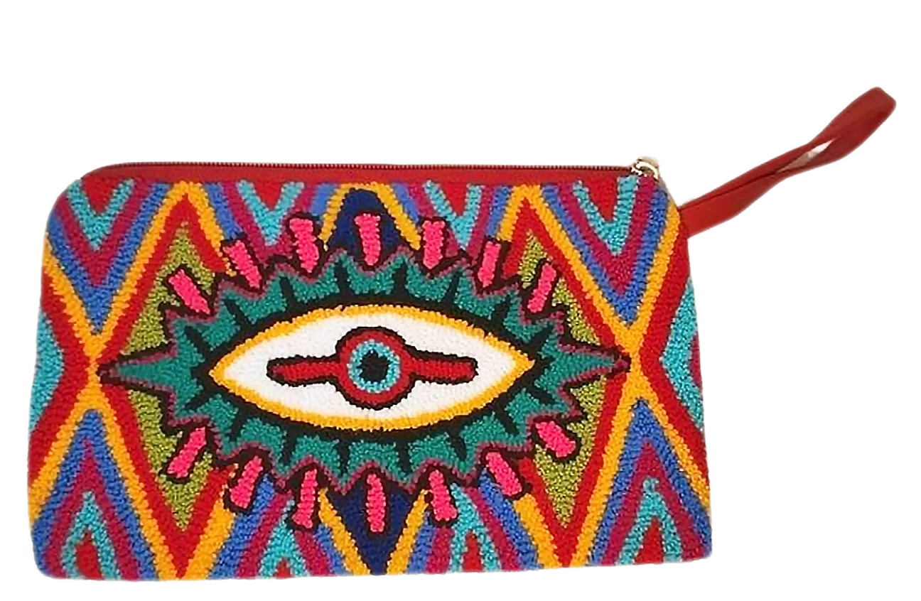 Blakely Handmade Wayuu Punch-needle Clutch