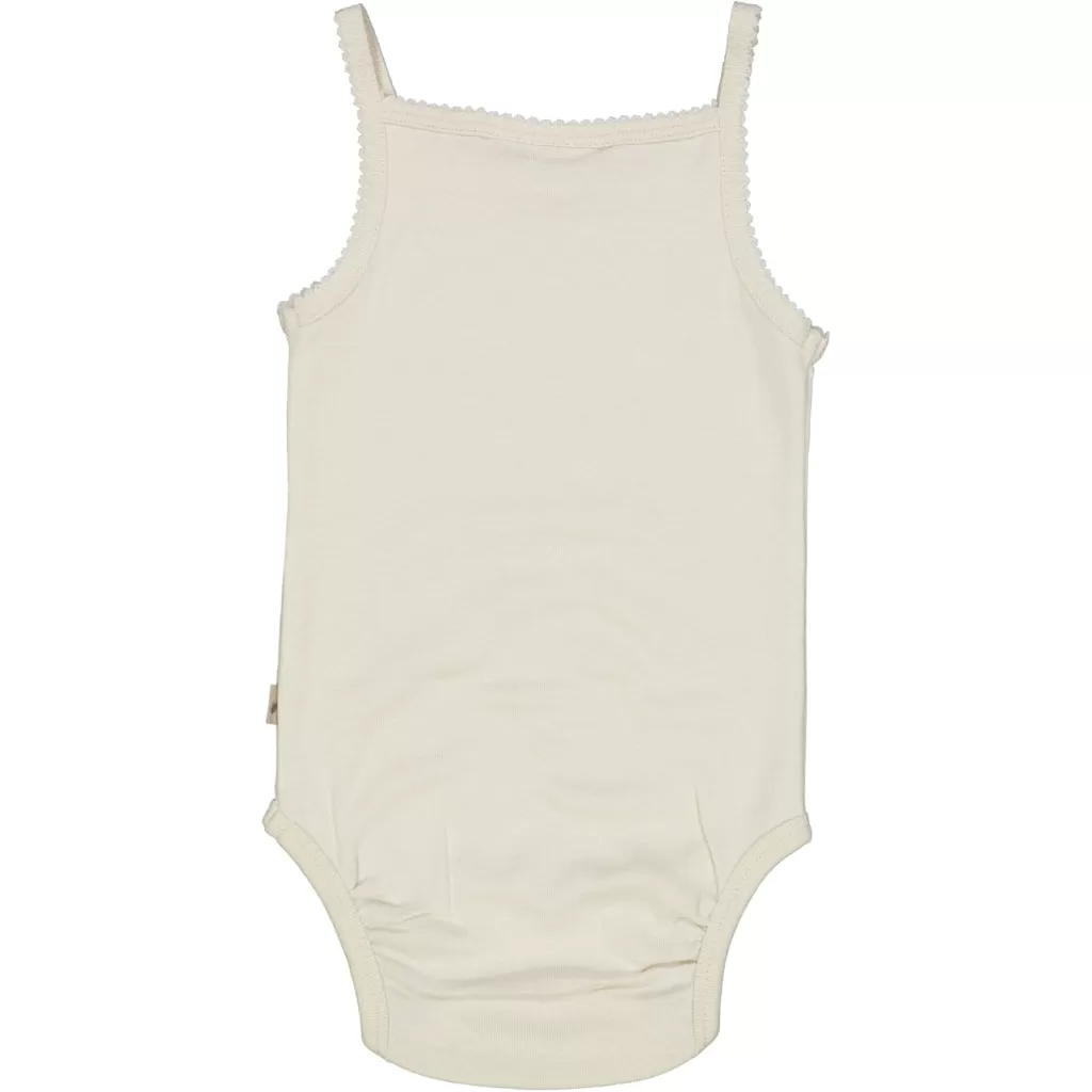 Body Sleeveless Frill - eggshell