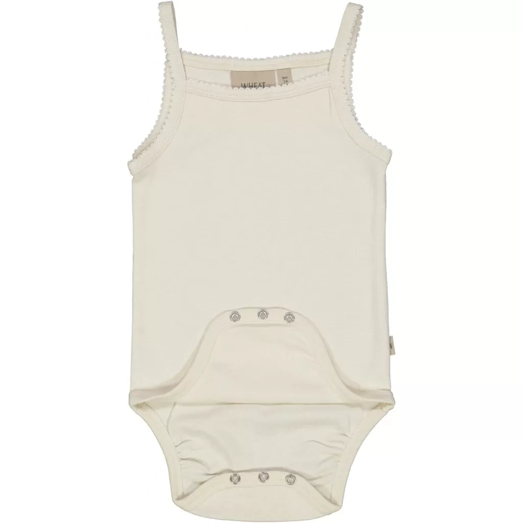 Body Sleeveless Frill - eggshell