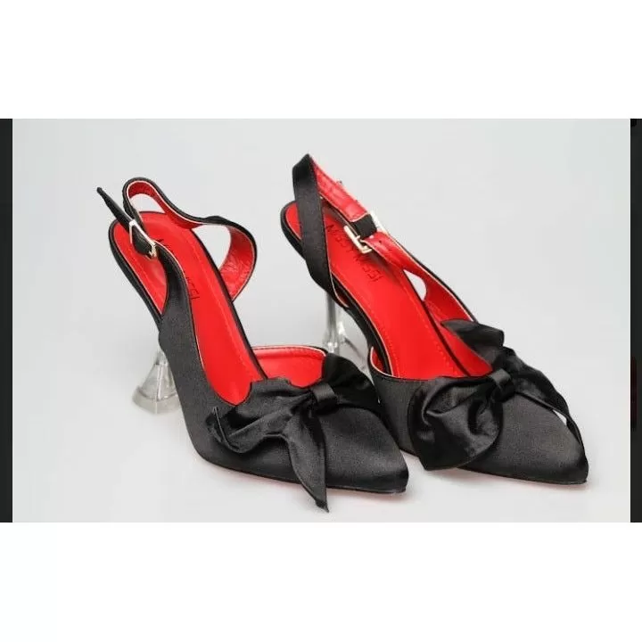 Bow Satin High Heel