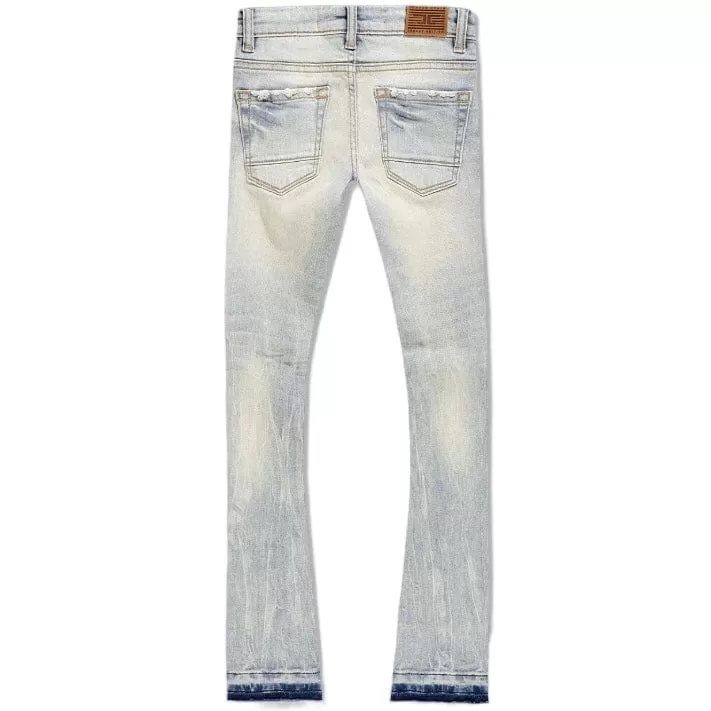 Boys Jordan Craig Attitude Stacked Denim (Iced Lager) JTF1214B