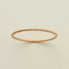 Braided Stacking Ring