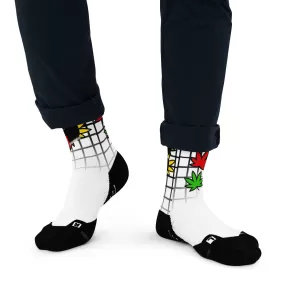 Budz grid Basketball socks