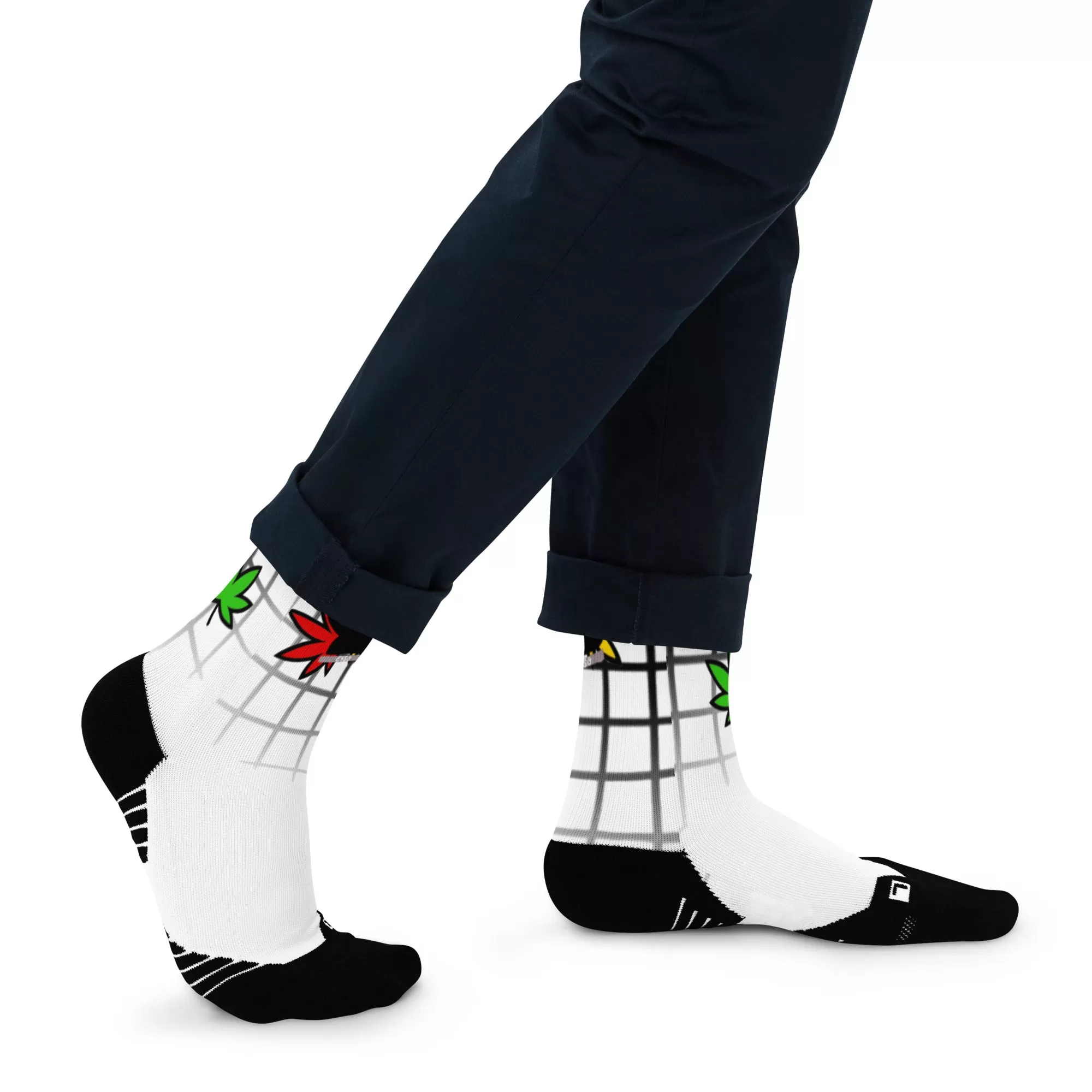 Budz grid Basketball socks