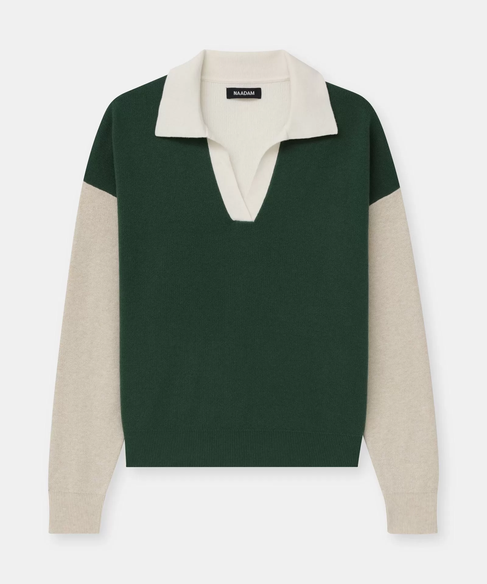 Café Cotton Cashmere Colorblock Polo