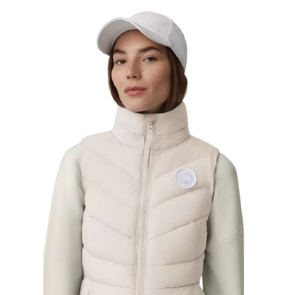 Canada Goose Women's Clair Vest- White Disc