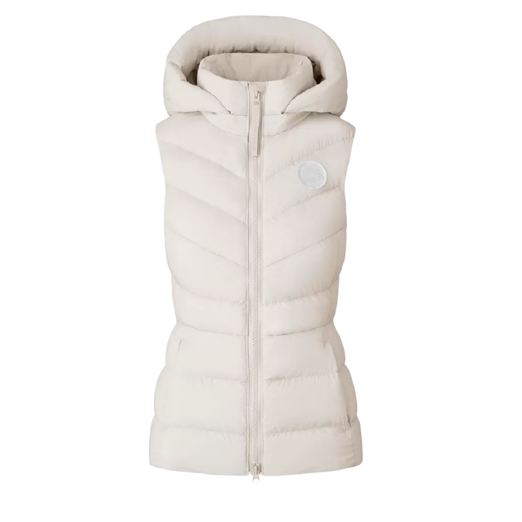 Canada Goose Women's Clair Vest- White Disc