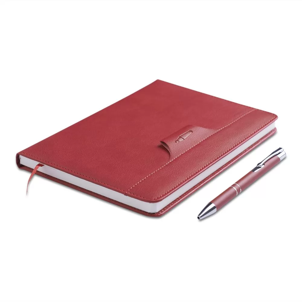 Carlton London Rapid Red Pen with Matching Diary - A Dynamic Duo of Style and Functionality