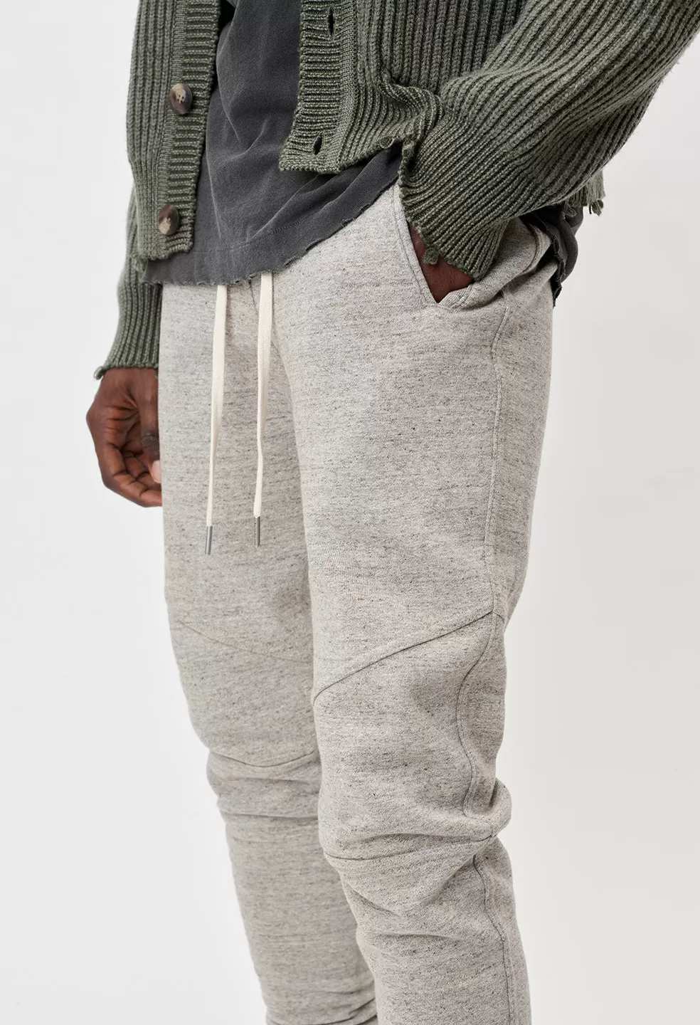 Cashmere Fleece Escobar Sweatpants / Heather Oatmeal