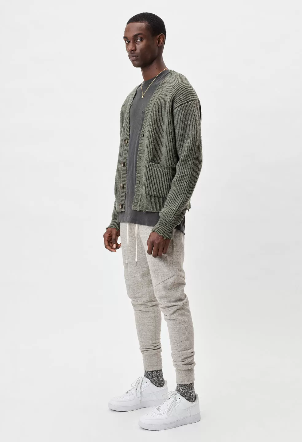 Cashmere Fleece Escobar Sweatpants / Heather Oatmeal