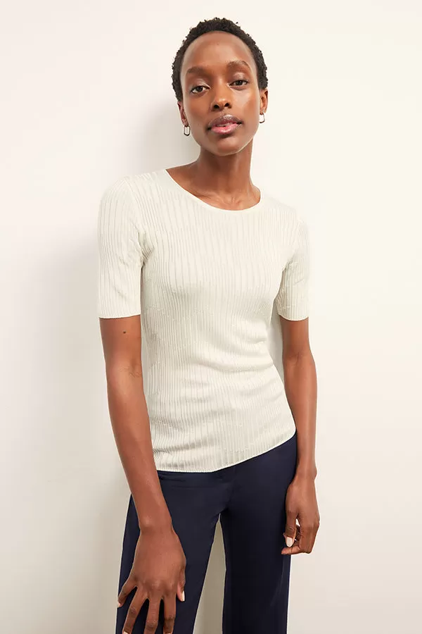 Charli Top - Cascade Knit :: Ivory