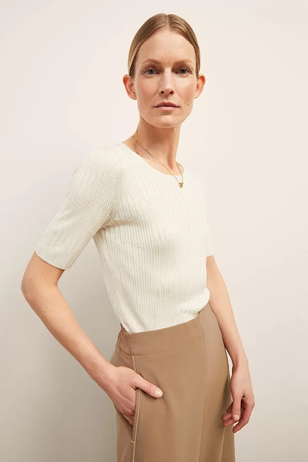 Charli Top - Cascade Knit :: Ivory