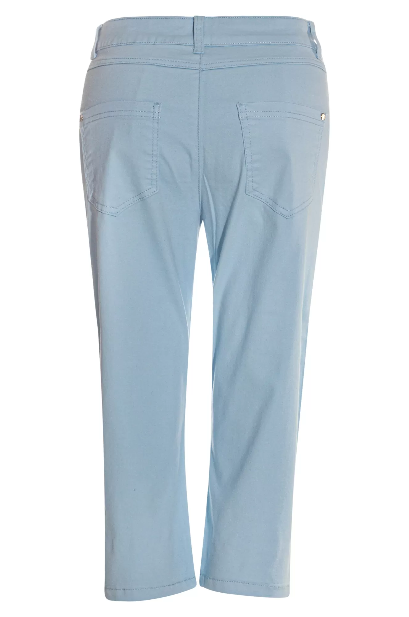 Coloured Cotton Below Knee Jeans | ICE BLUE | 6924AR