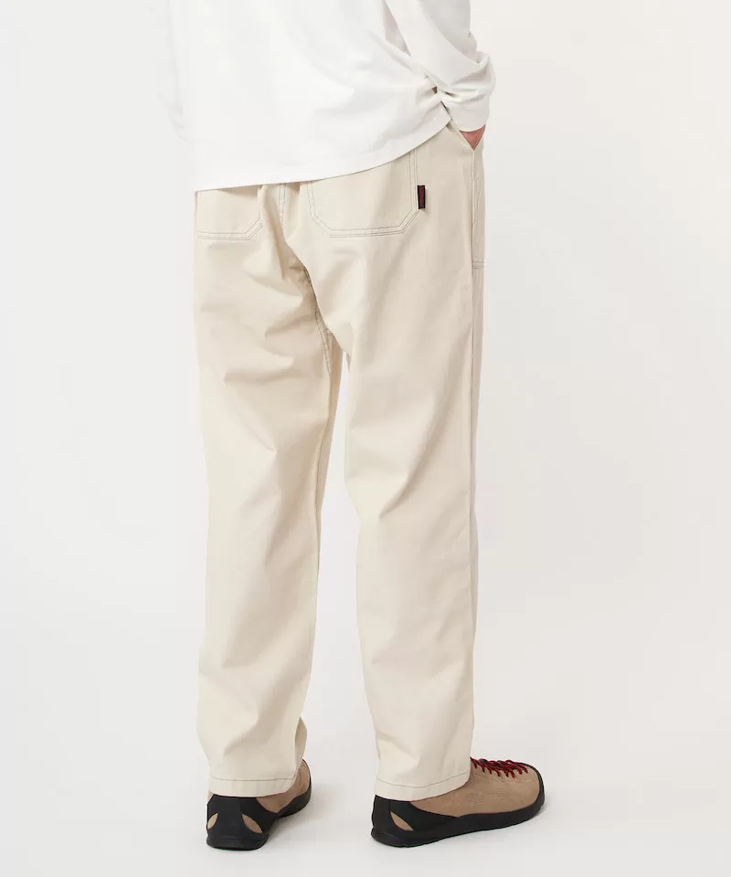 Contrast Stitch Loose Tapered Ridge Pant