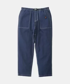 Contrast Stitch Loose Tapered Ridge Pant