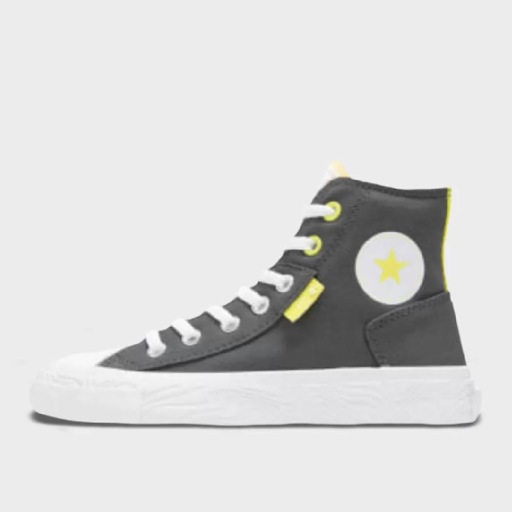 Converse Mens Chuck Taylor All Star Edge Glow Sneaker Grey/White _ 172696 _ Grey