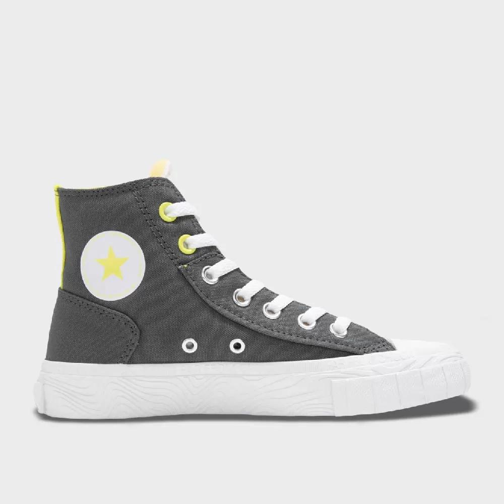 Converse Mens Chuck Taylor All Star Edge Glow Sneaker Grey/White _ 172696 _ Grey