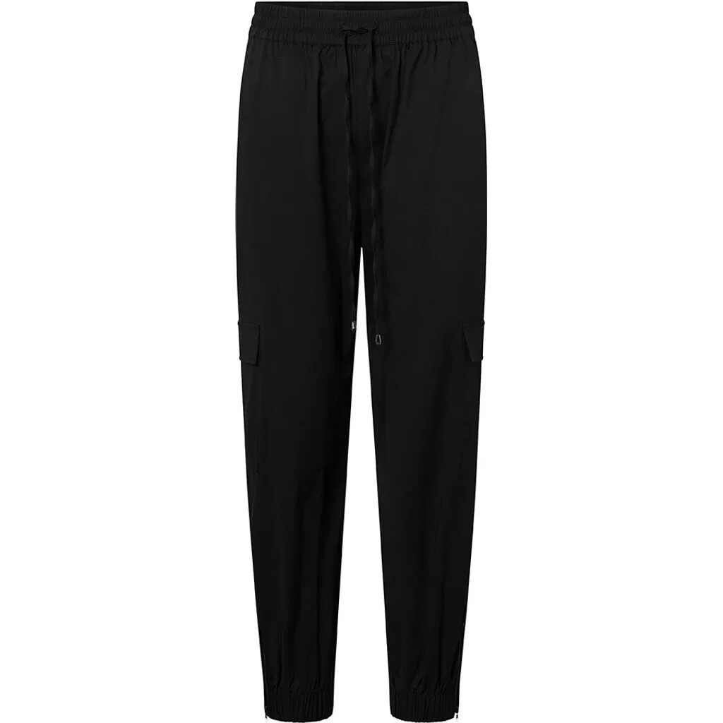 Cool loose fit Abi cargo pants (RW) / 100006 - Black (Nero)