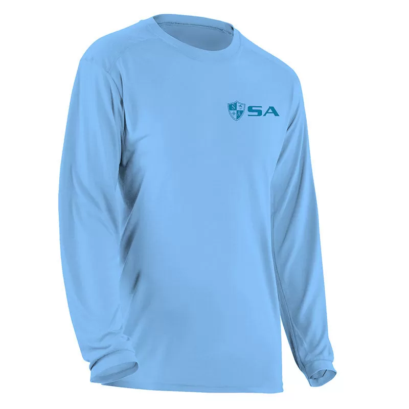 Cotton Long Sleeve Shirt | Carolina Blue | Set Sail