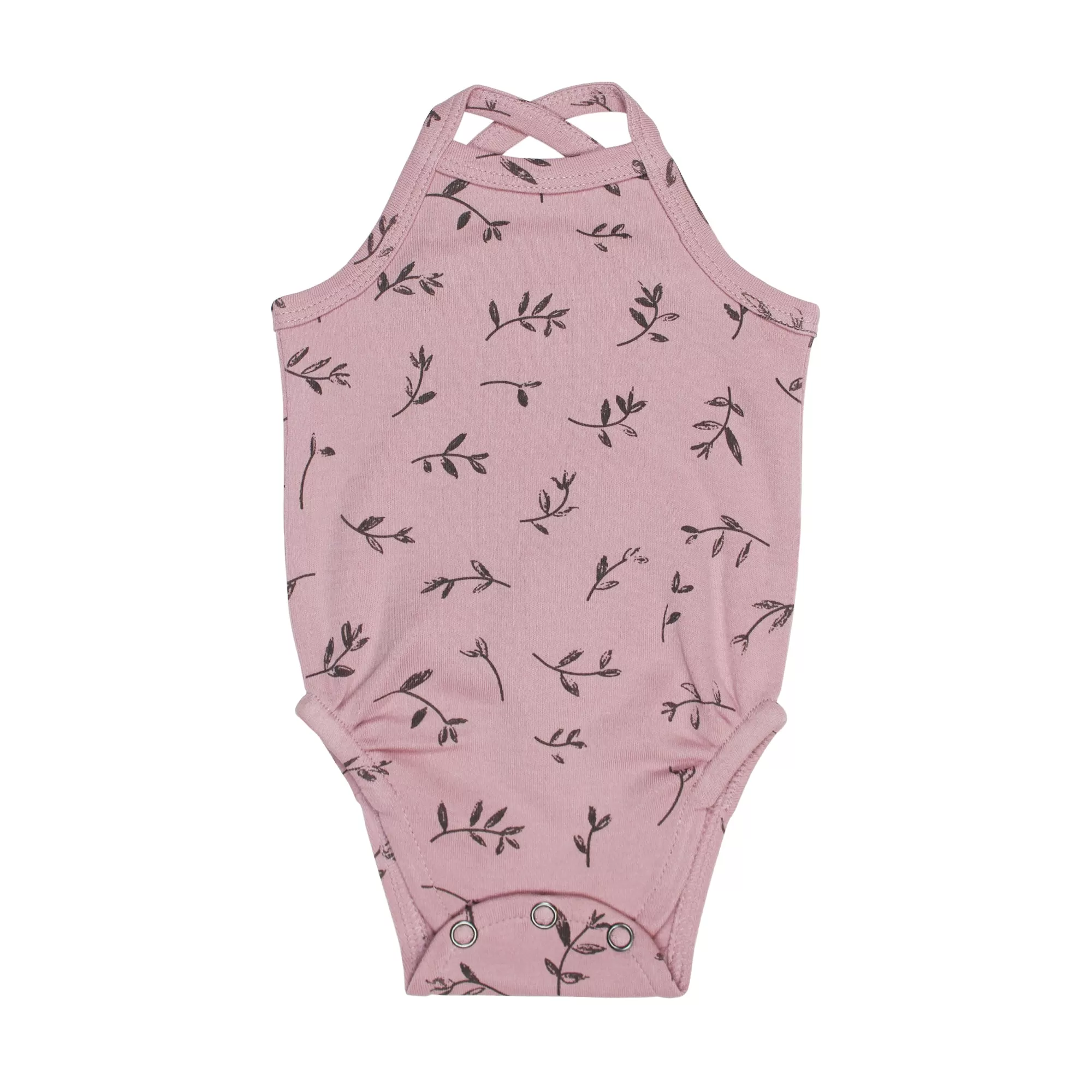 Criss-cross Bodysuit in Blossom Flower