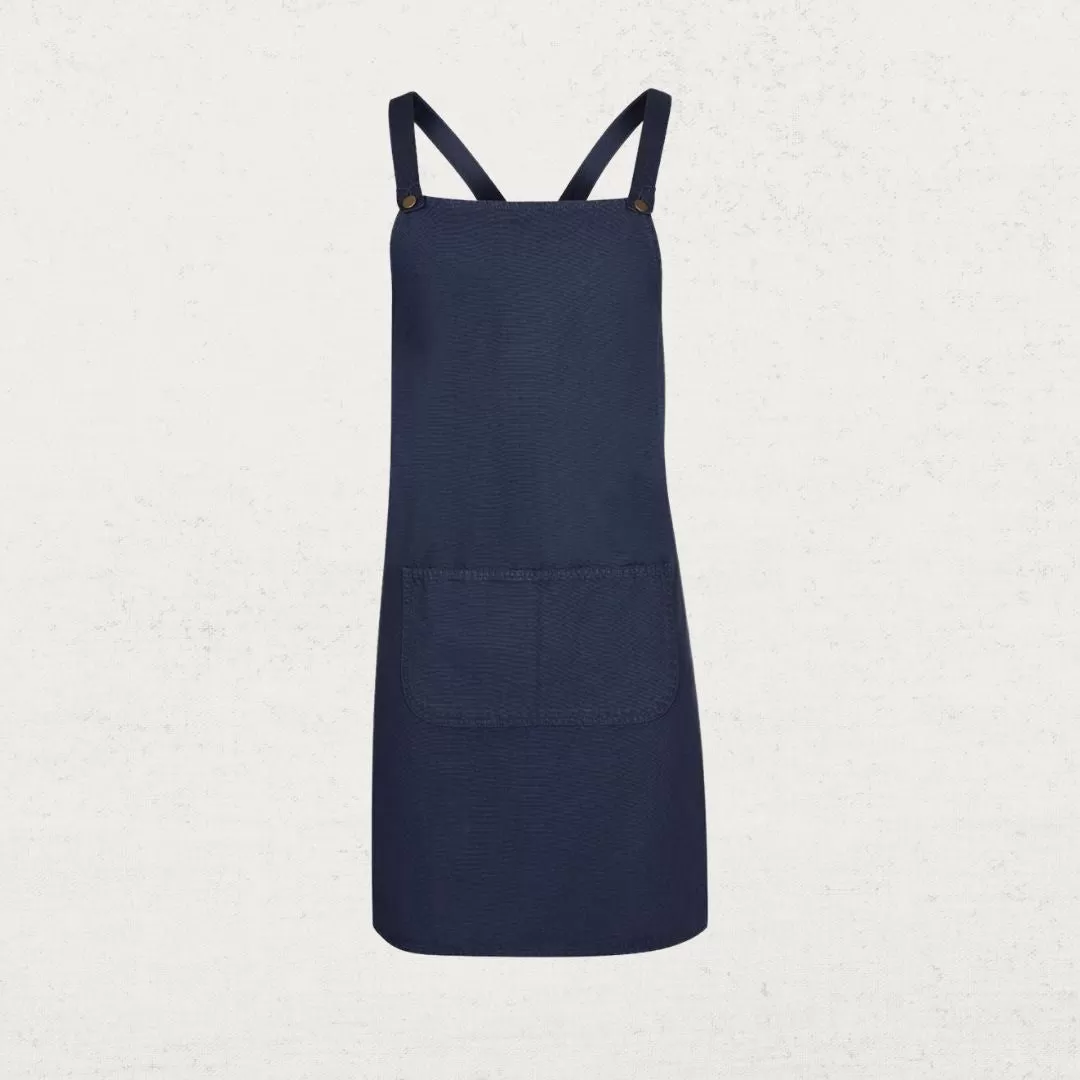 Cross Back Canvas Apron