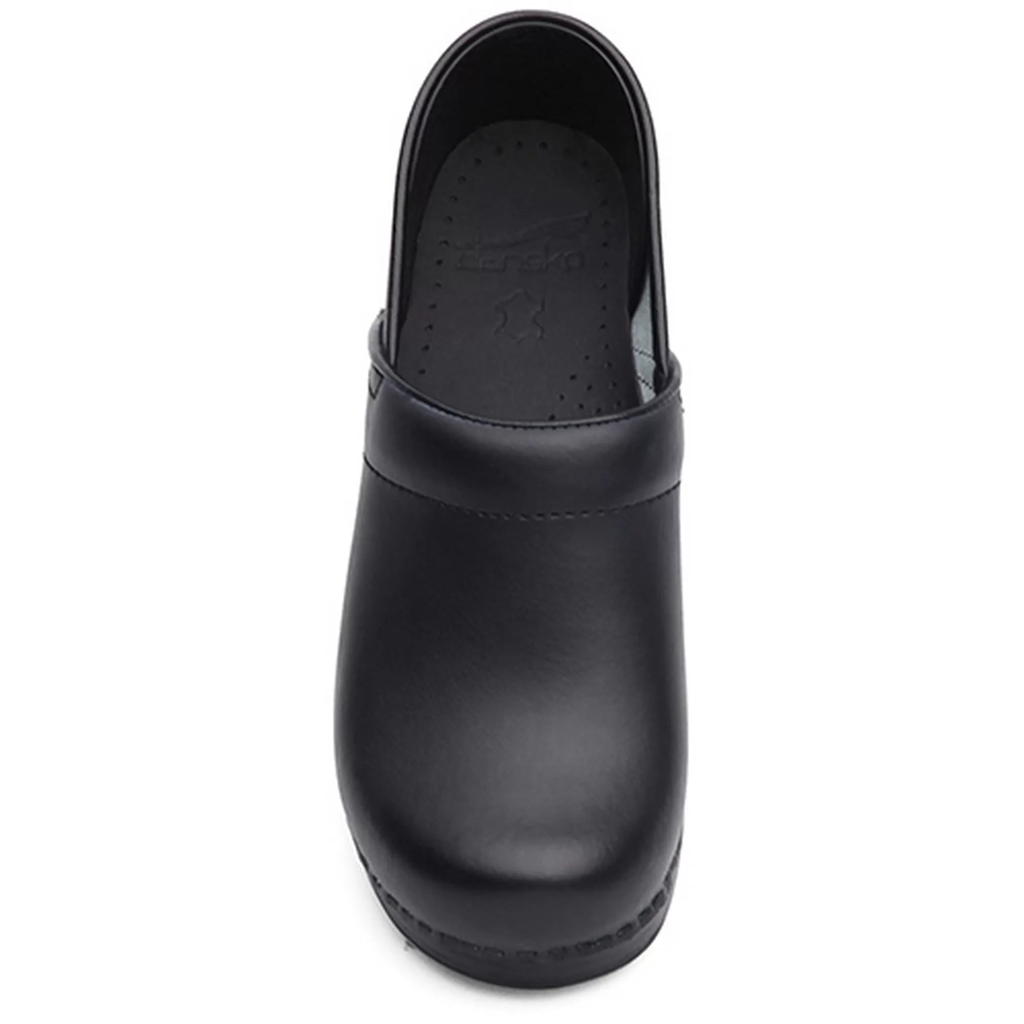 DANSKO Men's Professional Black Box Leather Clogs