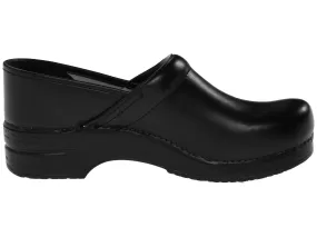 DANSKO Men's Professional Black Box Leather Clogs